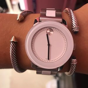 Movado two tone watch